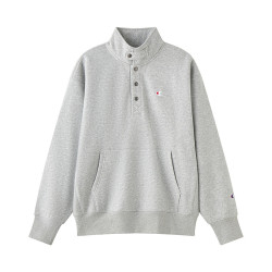 Champion 冠军加绒卫衣男26秋季套头立领上衣女