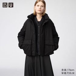 优衣库 高性能复合短茄克优衣库女装男装合作款外套夹克487882