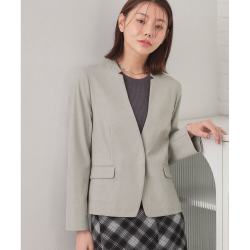index 女装 无领西装外套｜吸水速干+接触凉感+抗