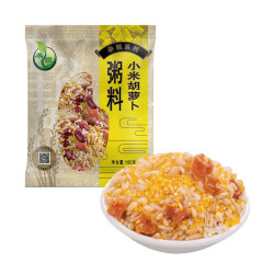 禾煜 小米胡萝卜粥料100g 玉米糁米仁红薯丁胡萝卜粒杂粮粥