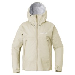 mont·bell montbell日本2026年夏季女款户外连帽冲锋衣黄色透气防风登山外套