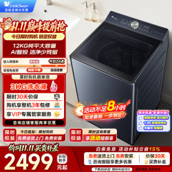 小天鹅 波轮洗衣机全自动 直驱变频 超微净泡洗12kg TB12U21