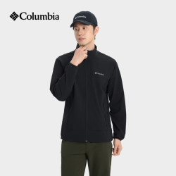 哥伦比亚 WE5801 拒水软壳衣 黑色 XXL 男装外套