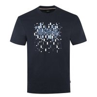 HUGO BOSS 男士印花图案圆领短袖T恤衫 50555799