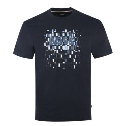 HUGO BOSS 男士印花图案圆领短袖T恤衫 50555799