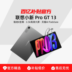 Lenovo/联想 小新Pro GT 13 TB378FC 高通骁龙8 3.5K护眼超清大屏AI平板电脑百亿补贴
