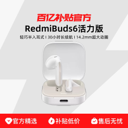 小米 Redmi 红米 Buds 6 活力版 真无线蓝牙耳机