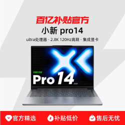 Lenovo/联想 小新 pro14 新款14英寸轻薄本高刷OLED集成显卡护眼屏高配置商务办公笔记本电脑 百亿补贴