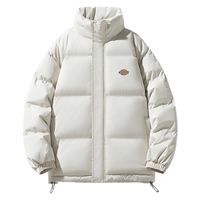 Dickies 真五折！立领防风棉服工装外套 情侣同款 米白色