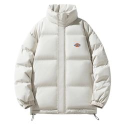 Dickies 真五折！立领防风棉服工装外套 情侣同款 米白色