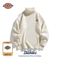 Dickies 真五折！休闲百搭针织高领毛衣 米色