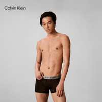 Calvin Klein 内衣26秋新款男五条装ck提花低腰顺滑防夹臀平角内裤