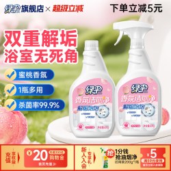 绿伞 香氛洁厕净600g*2瓶家用除臭去异味洁厕灵马桶除垢去渍清洁剂