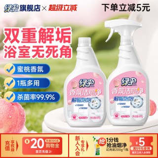 移动端：绿伞 香氛洁厕净600g*2瓶家用除臭去异味洁厕灵马桶除垢去渍清洁剂 600g*2瓶家用除臭去异味洁厕灵马桶除垢去渍清洁剂