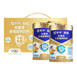 蒙牛 中老年多维高钙奶粉2罐