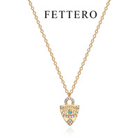 fettero 铜合金项链 高定设计锁骨链女饰品