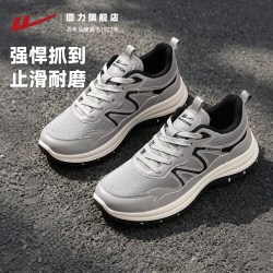 回力 运动鞋男2026秋季新款中老年健步鞋软底减震舒适跑步鞋老人鞋