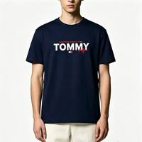 TOMMY HILFIGER 男士短袖T恤 海军蓝 M