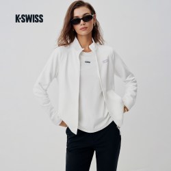 K·SWISS 盖世威外套女 新款舒适百搭时尚休闲简约针织上衣1912462