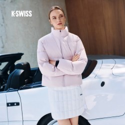 K·SWISS 盖世威羽绒服女 26冬季新款 防风抗皱舒适保暖上衣1914439