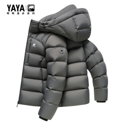 YAYA 鸭鸭男士羽绒服2026秋冬新款短款时尚百搭保暖外套Y