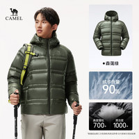 骆驼 五折700+蓬松高充绒白鹅绒羽绒服