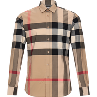 BURBERRY 博柏利 8010213 棉质格纹 男士长袖衬衫