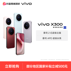 vivo X300 5G智能手机 蔡司2亿超级主摄