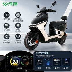 绿源 新款Max版长续航大功率外卖车液冷电机通勤代步摩托车