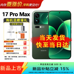 小米 17 Pro Max 5G手机 12GB+512GB 森野绿 第五代骁龙8至尊版