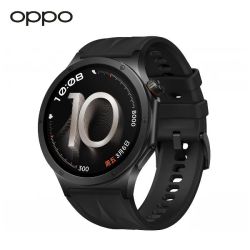 OPPO Watch X3 蓝牙血氧心率监测轻薄耐用运动智能手表  引力黑