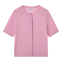 Marc O'Polo 绵羊毛翻领POLO衫 粉色 S 女短袖上衣
