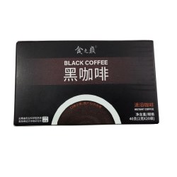 食之巅 黑咖啡食之巅0脂0云南新鲜手工烘焙国货美式特调运动醇香咖啡豆20条
