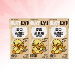 噢麦力 小黄鸭联名多口味燕麦奶麦香香蕉草莓高钙营养早餐奶米乳