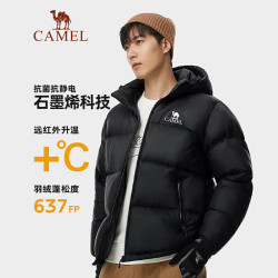 骆驼 户外羽绒服男女同款加厚保暖面包服