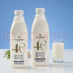 1号会员店 4.0g乳蛋白 鲜牛奶