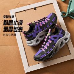 安踏 男鞋运动休闲鞋时尚百搭缓震舒适运动鞋男款经典复古潮流通勤男鞋