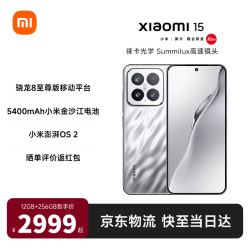 小米 15 5G手机 16GB+1TB 亮银版 骁龙8至尊版