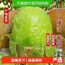 好鲜市集 陕西徐香猕猴桃绿心奇异果彩箱12枚单果70g+