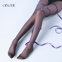 轻禾 「鸢尾」黑丝0d高透超薄丝袜女薄款防勾丝性感黑丝春夏隐形