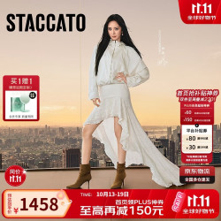 思加图 2026冬季冷雾玫瑰复古时装靴女靴H8013DZ6 优雅卡其 37