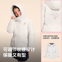 波司登 儿童羽绒服 连帽短款厚羽保暖 千金灰 165/84A