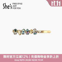 茜子 晶石守护系列 SHB8901598D0 时尚发夹 1个