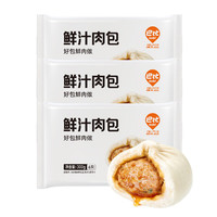 巴比 馒头鲜肉包300g*3袋18个
