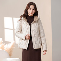 88VIP：雪中飞 2026冬新款女士保暖短款连帽羽绒服设计时尚休闲百搭