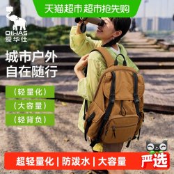 爱华仕 大容量双肩包女生轻便旅游户外休闲背包电脑包男生2026旅行