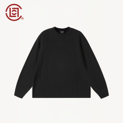 CLOT TEE by CLOT复古百搭长袖T恤休闲宽松秋季简约罗纹圆领上衣W