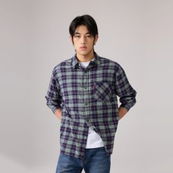 Levi's 26年秋季新款男士美式复古休闲高街工装风长袖衬衫