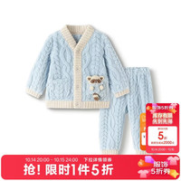 巴拉巴拉 balaOne儿童家居服套装男童女童冬季新款珊瑚绒保暖