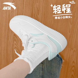 安踏 女鞋板鞋小白鞋冬季新款学生低帮鞋子女正品透气女款运动鞋